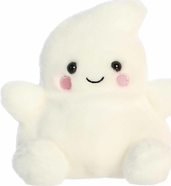 Aurora® Spooky Palm Pals™ Tricks Ghost™ Stuffed Animal - Fun Collectible Plush for Kids and Adult Collectors - Perfect for Halloween Decorations and Gifts - White 5 Inches