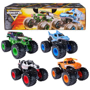 Monster Jam All Stars Monster Trucks, 1:64 Scale Die-Cast Vehicles 4-Pack