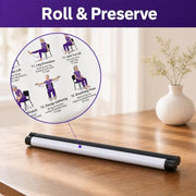Tai Chi Chair Workout Chart, Chair Tai Chi for Seniors Poster, 16 x 24 Inch | Seated Tai Chi for Beginners: 16 Illustrated Chair Exercises for Balance, Flexibility and Mobility, Easy to Roll Up and Store
