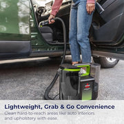BISSELL Little Green Max Pet Portable Carpet Cleaner, 3860 | Self-Cleaning Tough Stain Tool & Pet Hair Removal Tool; car/auto detailing; deep upholstery cleaning