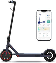MAXSHOT Electric Scooter,19Mph Max Speed,350W/500W Motor,21-28 Miles Range | 8.5/10/14" Tires,Folding E-Scooter Adults with Dual Suspension,APP Contro