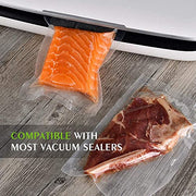 Vacuum Sealer Bags For Food 6 Pack, Kitchen Essentials, Sandwich Bags | (3 Rolls 11"x20'+3 Rolls 8"x20')Commercial Grade, BPA Free, Freezer Bags, Sous Vide Cooking, Puncture Prevention, Snack Bags