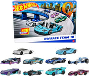 Hot Wheels 10-Pack of Toy Race Cars (Styles May Vary) | Set of 10 1:64 Scale Vehicles,Includes Hot Wheels Originals & Officially Licensed Car​​s (Amazon Exclusive)