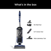 Shark Navigator Swivel Pro Upright Vacuum, HEPA, Pet Hair, Navy, NV151 | Swivel Steering, Powerful Suction, Lightweight Design, 11-Ft Reach, Crevice Tool, Upholstery Tool and Pet Power Brush