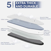 APEXCHASER Foldable Ironing Board Full Size 43x13, 7level Height Adjustable