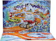 ​Hot Wheels 2026 Advent Calendar | With 10 Vehicles in 1:64 Scale, 14 Winter-Themed Accessories & 10 Ornament Clips
