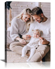 Canvas Prints with Your Photos,Ship Next Day Custom Wall Art for Home Decor | Perfect Custom Photo Gifts for Wedding, Birthday, Family & Friends - Ready to Hang Canvas Pictures Framed 8x10