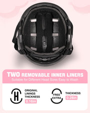 Toddler Helmet,Adjustable Dial Fit Baby Infant Bike Helmet for Ages 1-6 | CPSC,45-54cm,Lightweight,12 Vents,2 Washable Liners,PC+EPS,for Bike/Scooter/Tricycle, with Dust Bag