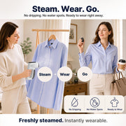 Neakasa Magic 1 Vacuum Steamer with Recycled Steam, 2-Year Protection Plan | Handheld Garment Steamer for Clothes, Smooth Wrinkles in One Glide, No Ironing Board, No Water Spots, Ready to Wear, 110–120V