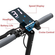 MAXSHOT Electric Scooter,19Mph Max Speed,350W/500W Motor,21-28 Miles Range | 8.5/10/14" Tires,Folding E-Scooter Adults with Dual Suspension,APP Contro
