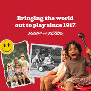 Radio Flyer My 1st Scooter, For Kids 2-5 Years Old, Red | Extra Wide Base for Balance, 2 Front Wheels for Added Stability, Easy to Use Foot Brake, (Amazon Exclusive)