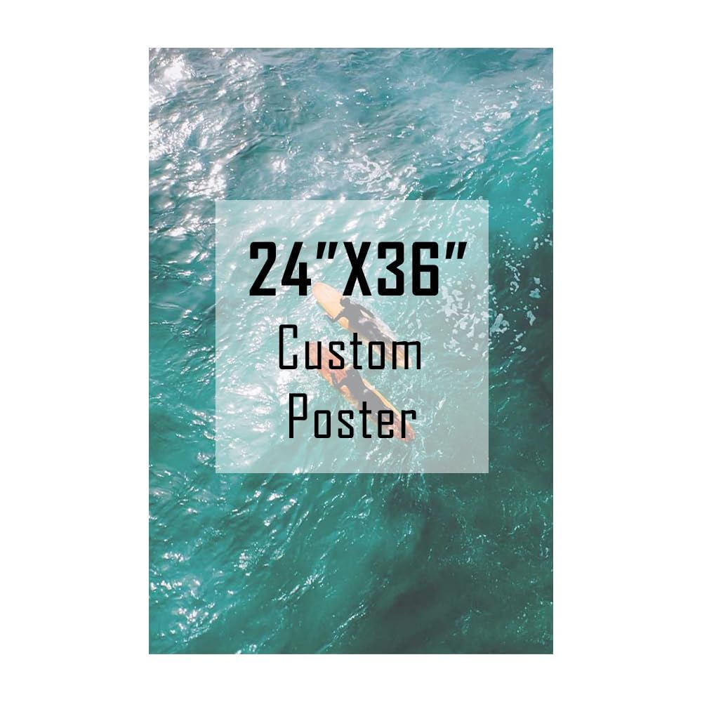 ZXDZSM Personalized Custom Canvas Poster(Unframe,24"X36"): Upload Your Image/Photo - Custom Personalized Photo to Poster Printing, Wall Art Prints ﻿