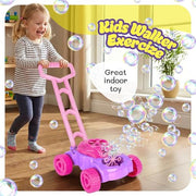 ArtCreativity Bubble Lawn Mower for Toddlers 1-3, Bubble Machine for 1-Year-Old Girl Gifts, Toddler Outdoor Toys for 2-Year-Old Girl Birthday Gift, Push Summer Gardening Toys for Toddlers Age 1 2 3 +