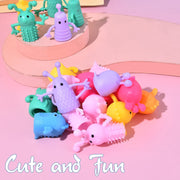 20 PCS Cute Monster Stretchy Finger Puppets Fidget Toys | Soft Rubber Finger Doll Toys for Role Playing,Party,Christmas,Easter Halloween Party Favors