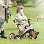 newyoo TR007 5-in-1 Tricycle for Toddlers 1-3, Toddler Bike, Birthday Gift | Toddler Trike with Push Handle Lets Parents Steer and Converts to Balance Bike, Fun Outdoor Toy for Boys and Girls, Khaki