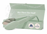 Nori Press Travel Steam Iron - Handheld Iron With 6 Fabric Settings - Green | Optional steam feature, no ironing board required, removes wrinkles, easy to use, user manual included