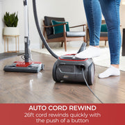 Kenmore 81414 400 Series Pet Friendly Lightweight Bagged Canister Vacuum with Extended Telescoping Wand, HEPA, Retractable Cord, and 4 Cleaning Tools-Red