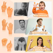 30 pcs Tiny Hands Finger Puppets, Mini Hands Little Small Hands mini Thing Gag Performance Funny Fingers for Puppet Show Gifts Classroom Prizes Party Favors for Kids (7 Styles)