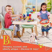B. toys Balance Beam Set, Musical Wavy Beams & Sensory Stones | Balance & Groove Set with 8 wavy beams, 5 sensory stones, and 1 musical stepping stone for indoor or outdoor play, 3+ Years
