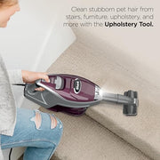 Shark Rocket Pet Plus Corded Stick Vacuum, Lightweight, Bordeaux, HV322 | Carpet, Area Rug & Hard Floor Cleaning, Handheld Vacuum for Pet Hair, XL Dust Cup, LED Headlights, Crevice & Upholstery Tool​