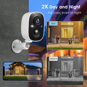 GMK 4 Pack Cameras System, Security Cameras Wireless Outdoor, 2K Video