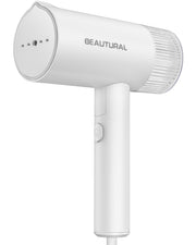 BEAUTURAL Travel Steamer for Clothes, Portable & Handheld, 120V Only, White | 1000W (Not for 220V Europe), Foldable Garment Wrinkle Remover, Fast 30s Heat-up