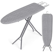 SONGMICS Ironing Board, Foldable, with Iron Rest, 43 x 13 Inches | Height Adjustable up to 34.6 Inches, with Cover and Pad, Iron Rest, Hook, Heavy-Duty Steel Legs, BORIX Collection ULLB001G01