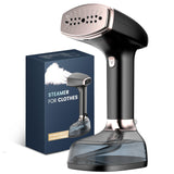 Steamer for Clothes, 4 Modes with LCD Display, 370ml Large Tank 30s Heat-Up | Powerful 1200W for 20 Mins Continuous Steam, Wrinkle Remover for Clothes, for Home & Office Use (Only 120V), Black