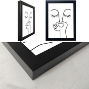Black and White Bathroom Wall Decor Bad Smell Humorous Wall Art Funny Guest Toilet Picture Print Painting Modern Minimalistic Bathroom Sign