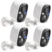 GMK 4 Pack Cameras System, Security Cameras Wireless Outdoor, 2K Video