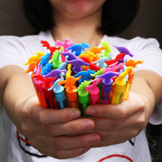 32 Pack Bubble for Kids Party Favors, 8 Style Dinosaur Mini Bubble Wands | Bulk Toys with Gift Box for Carnival Prizes Goodie Bag Stuffers Supplies, Birthday Bath Time Bubbles Blower Toy for Girl Boy