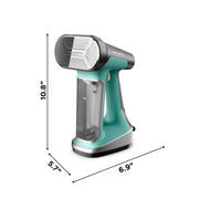Rowenta Pure Force 2in1 Steamer & Iron: Powerful 1875 Watts, Vertical Steaming & Horizontal Ironing, Auto-off, XL Tank Capacity (7.1 Oz), Green Clothes Steamer DR8822