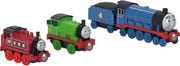 ​Thomas & Friends Thomas, Diesel & James Engine 3-Pack by Fisher-Price | Multipack of 3 Push-Around Engines for Preschoolers by Fisher-Price, Features Magnetic Connectors (Amazon Exclusive)
