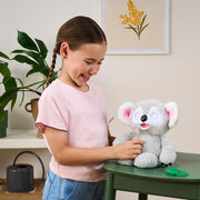 LITTLE LIVE PETS My Baby Koala Kiki, Koala Stuffed Animal | Interactive plush with 40+ sounds and reactions, blinking eyes, yawning, and a 2-in-1 eucalyptus leaf teether