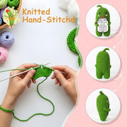 Gifts for Him Her Girlfriend Boyfriend Women Men Handmade Crochet Pickle | Anniversary Birthday Gifts for Women Men to My Love Wedding Romantic Gift for Wife Husband Couples I Love You Gifts