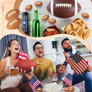 Blulu 30 Pack Mini Footballs Foam Sports Balls Bulk 2.17" for Kids Adult | Brown, School Party Favor, Sports Themed Ball Toy, First Year Down Birthday, Homecoming Game, Goodie Bag Stuffer, Stress Ball