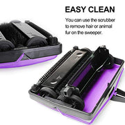 Yocada Carpet Sweeper Cleaner Manual Household Sweeper Lightweight | Hand Push Non-Electric for Home Office Low&Undercoat Carpets Rugs Pet Hair Dust Scraps Paper Rubbish Cleaning with a Brush