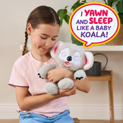 LITTLE LIVE PETS My Baby Koala Kiki, Koala Stuffed Animal | Interactive plush with 40+ sounds and reactions, blinking eyes, yawning, and a 2-in-1 eucalyptus leaf teether