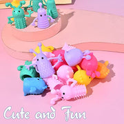 20 PCS Cute Monster Stretchy Finger Puppets Fidget Toys | Soft Rubber Finger Doll Toys for Role Playing,Party,Christmas,Easter Halloween Party Favors