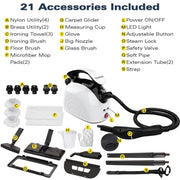 Waitbird Multi-Purpose Steam Cleaner, 4.5Bar 300°F Steamer for Tile & Grout