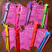 32 Pack Bubble for Kids Party Favors, 8 Style Dinosaur Mini Bubble Wands | Bulk Toys with Gift Box for Carnival Prizes Goodie Bag Stuffers Supplies, Birthday Bath Time Bubbles Blower Toy for Girl Boy