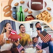 Blulu 30 Pack Mini Footballs Foam Sports Balls Bulk 2.17" for Kids Adult | Brown, School Party Favor, Sports Themed Ball Toy, First Year Down Birthday, Homecoming Game, Goodie Bag Stuffer, Stress Ball