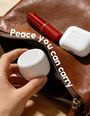 Babelio Pocket Mini Portable White Noise Machine for Travel, 15 Sounds | USB-C Rechargeable, Auto-Off Timer, Lightweight Design, Last-Setting Memory, Easy To Pack And Carry, White