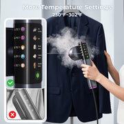 Lomexi Steamer for Clothes, 15s Fast Heat Up Travel Handheld Garment Iron with Leak-Proof Water Tank,Steamer＆Iron 2 In 1,5 Adjustable Temperature Settings from Dry Iron to High Steam, 110V-120V