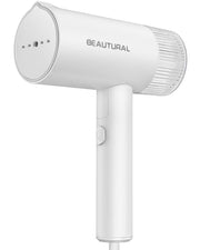 BEAUTURAL Travel Steamer for Clothes, Portable & Handheld, 120V Only, White | 1000W (Not for 220V Europe), Foldable Garment Wrinkle Remover, Fast 30s Heat-up