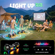 Gyroor Hoverboard G13 All-Terrain Off-Road Bluetooth LED Lights for Kids | UL 2272 Certified, 6.5" All-Terrain Tires, Dual 250W Motors hoverboard for Kids Ages 6-12 & Adults, Birthday & Holiday Gift