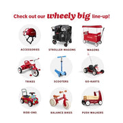 Radio Flyer My 1st Scooter, For Kids 2-5 Years Old, Red | Extra Wide Base for Balance, 2 Front Wheels for Added Stability, Easy to Use Foot Brake, (Amazon Exclusive)