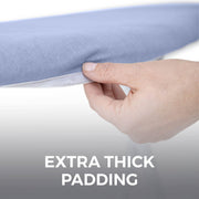 HOME GENIE Ironing Board Cover with Extra Thick Padding, 15x54, Blue