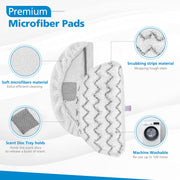 iSingo 6 Pack 1940 Steam Mop Pads for Bissell PowerFresh Steam Mop 1940 | Fit 1806 1544 1440 2075A 2685A 1940W 19404 Series, Model 19402 19408 1940a 1940f 1940q 1940t B0006 B0017, Part #5938#203-2633