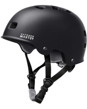 OutdoorMaster Skateboard Bike Helmet for Adult,Youth and Kids | Two Removable Liners Ventilation Certified Multi-Sport Helmet for Scooter Cycling Roller Skating Ebike